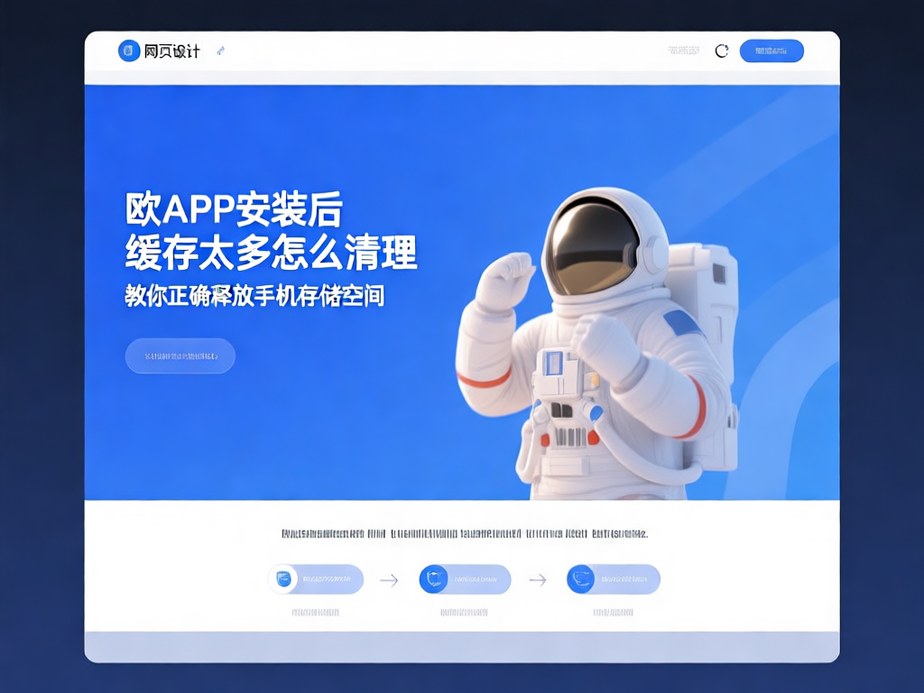 欧APP缓存清理操作界面示意图